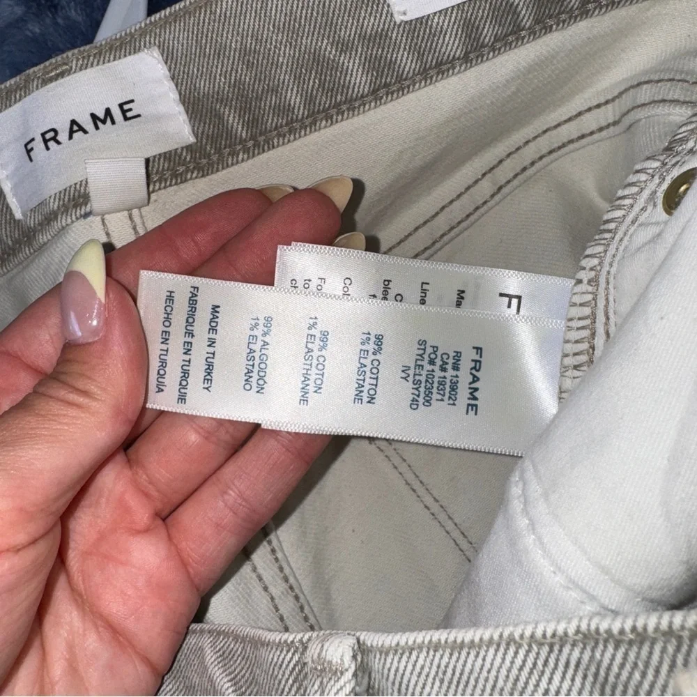 NWOT FRAME Le Sylvie Slender Straight-Leg Jeans in Ivy 27 - Picture 6 of 7